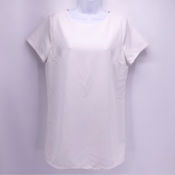 Lulus Dresses & Skirts - NEW Lulu’s White Short Sleeve Mini Dress Size Small